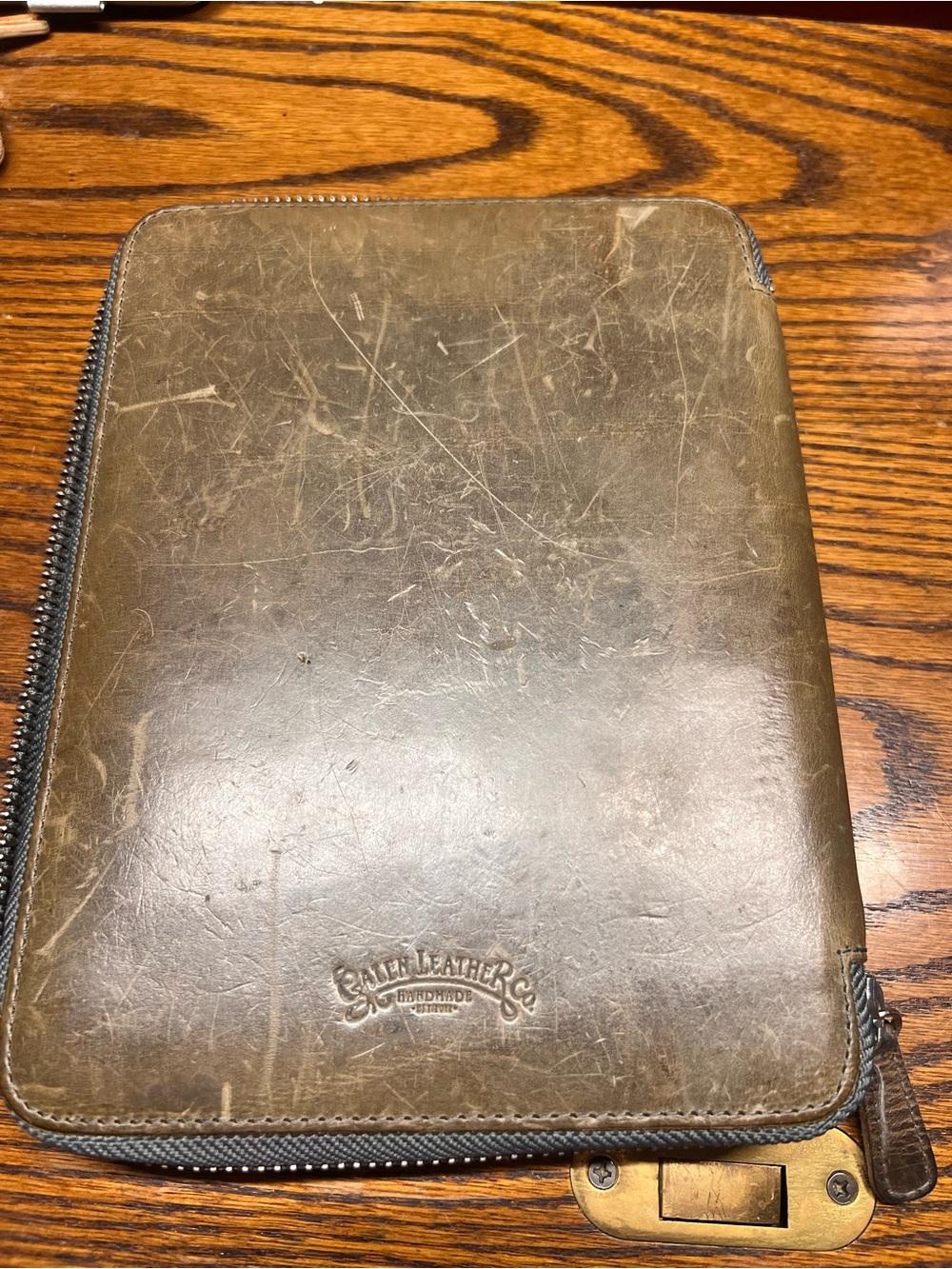 Galen Leather A5 Notebook Folio